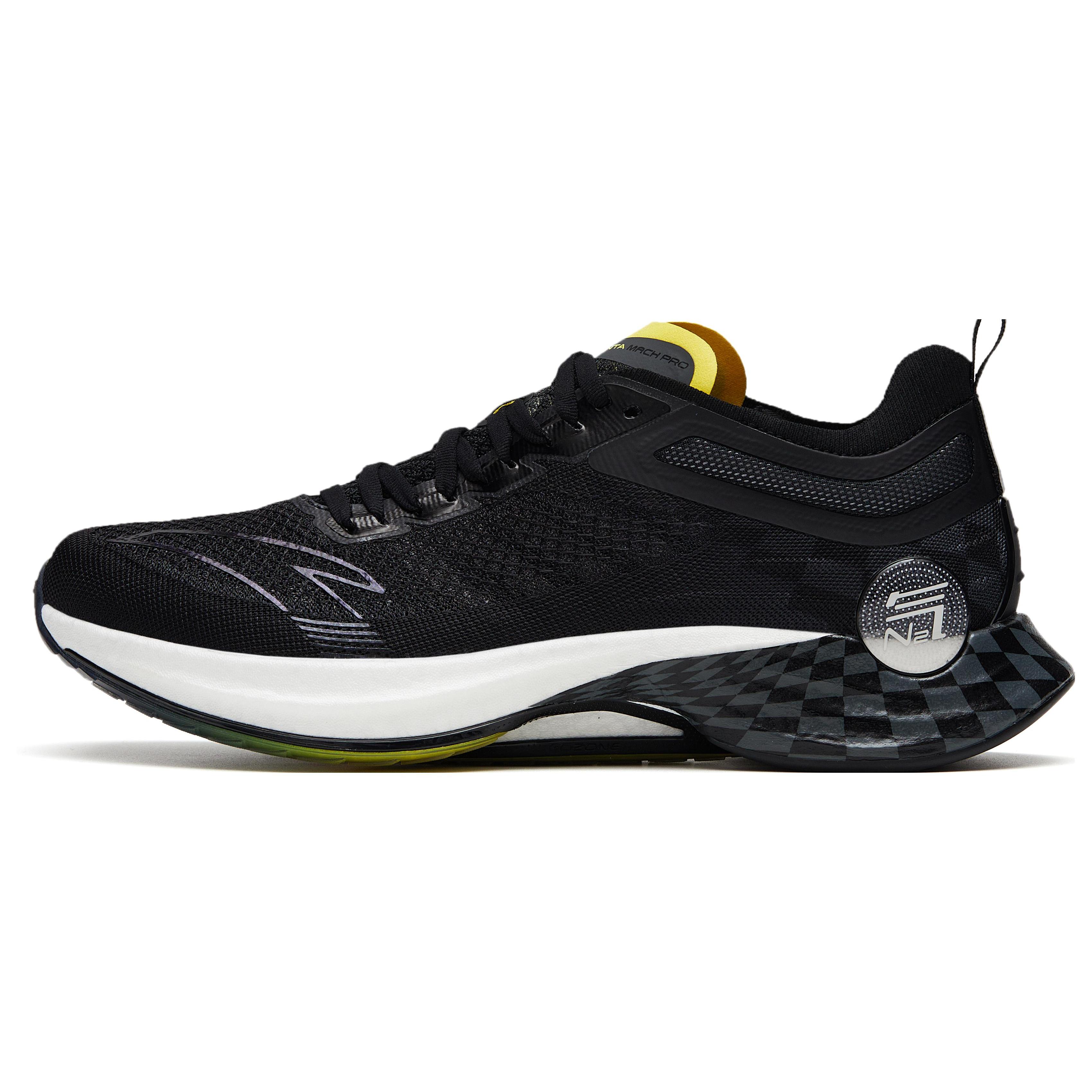 

Anta Mach Pro Cushioning Slip Resistant Low top Running Shoes Men s Black Gray 112325584S-9 40