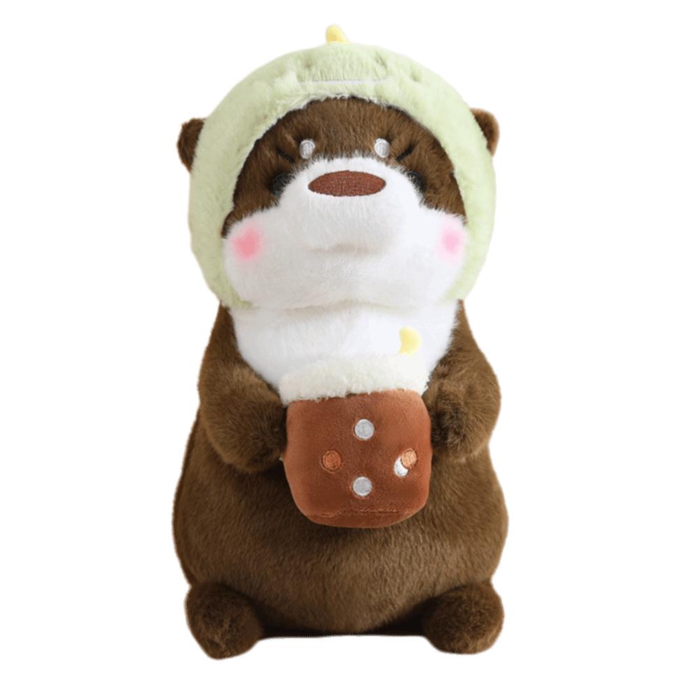 Lovely Design Fruit Otter Doll Soft Material Cartoon Animal Toy Otter Plush Toy  Kids Room