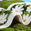 Small Fresh Floral Bathroom Floor Mat Soft Durable 30*50cm Absorbent Floor Mat Non-Slip Carpet Bathroom Entrance