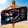 1Pc Venom Antihero Battle Beach Towel, Quick Dry, Multi-Use for Beach Pool Gym Yoga Home Travel, Christmas, Halloween, Xmas Gift M928436