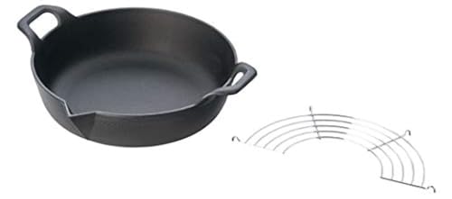

Iwachu 25102 Tempura Pot, Black, Inner Diameter: 1