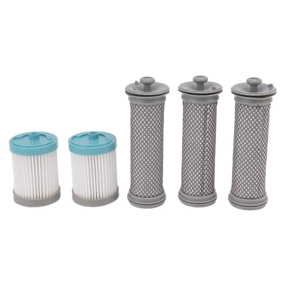 5PCS Strong Suction Robot Vacuum Filter for Tineco A10 A11 A12 EA10 Cordless Vacuum серый