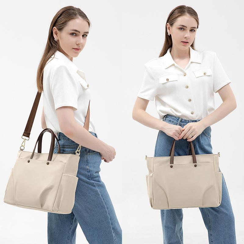 Damen Laptoptasche: 15,6-Zoll-Aktentasche mit großer Kapazität, zum Umhängen und als Crossbody-Tasche