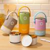 Sealed Stainless Steel Lunch Box 580/820ml Insulated Lunch Box Food Storage Container  for Home