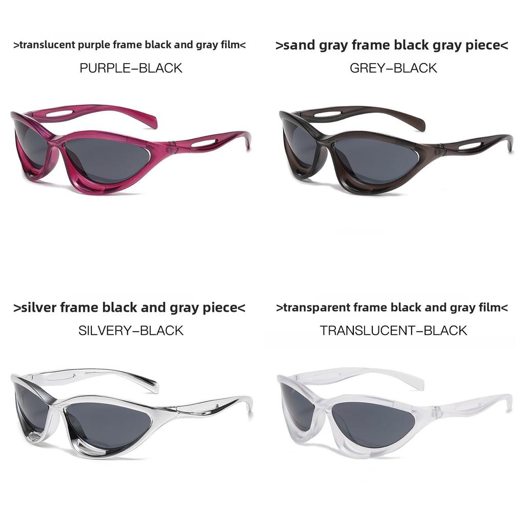 Fashion Sunglasses With Uv400 Protection For Outdoor Cycling And Party Wear