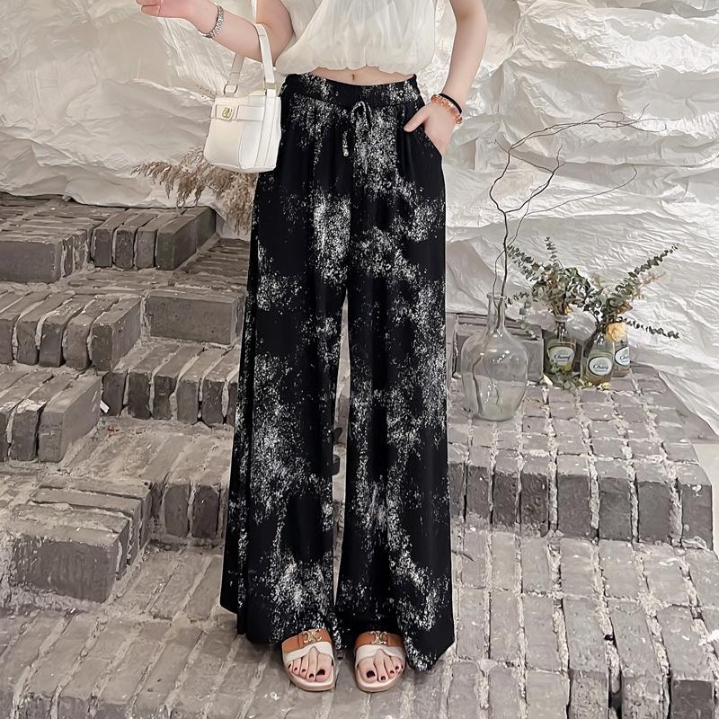 

High Elasticity Plus Size Striped High Waist Slimming Skirt Pants (Soft & Comfortable) 7XL (240-270 jin)