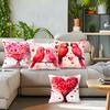 Modern Love Trees And Birds Pillowcase Bedroom Sofa Cushion Cover 100% Polyester Living Room Cushion Pillowcase Home Decor