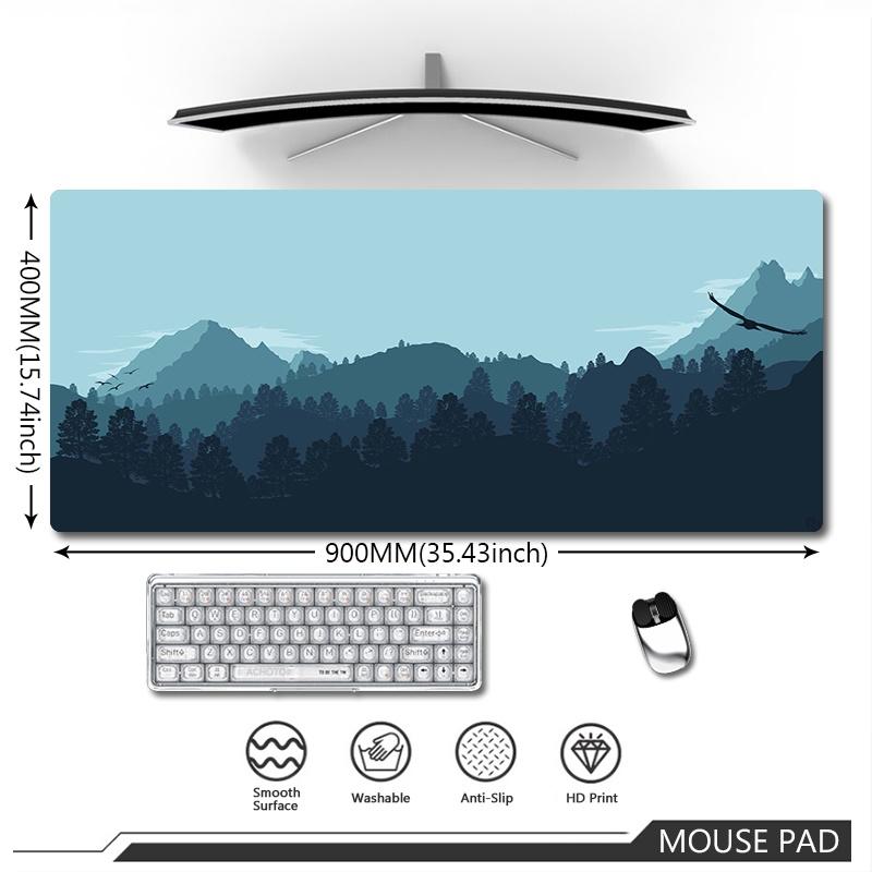 Original Large Mousepad Deep Forest Firewatch Mouse Pad Gaming Keyboard Mouse Mat Speed Waterproof Notebook Office Carpet Mats