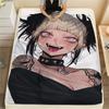 Himiko Toga Print Flannel Blanket, High Quality Comfortable for All Seasons, Home Decor, Warmth and Comfort, Perfect for Christmas Gifts40