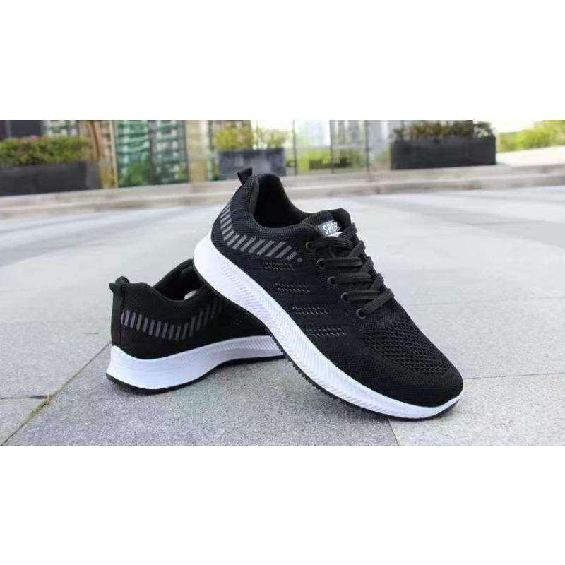 Herren Laufschuhe Neue Mode Freizeit Sneaker, Weiche Sohle Bequem Flyknit Atmungsaktiv Sportschuhe für Herren