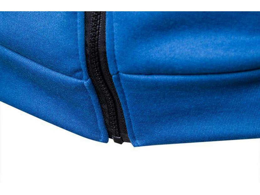 2024 Men's Polka Dot Fleece Hoodie & Sweatpants Set - Casual European & American Autumn/Winter Activewear