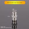 1/2" 304 Stainless Steel Water Pipe Joint Three-way Elbow  Wire Inside Outside Wire Direct Straight-through Connector Plumbing