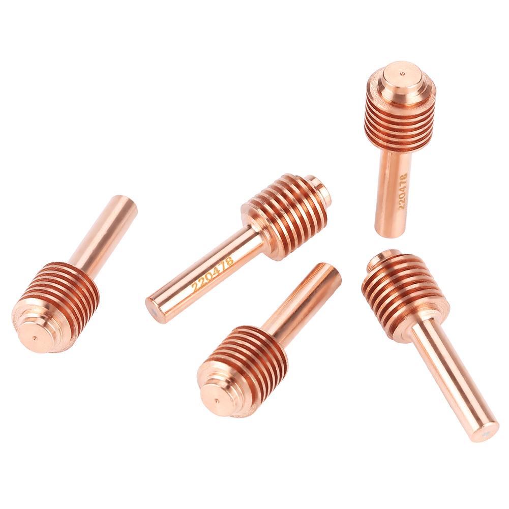 5pcs Electrode Nozzle Tip Nozzle Tips for  30   Cutting Torch Tellurium Copper Material Metal Cutting Consumables 3 Types of Nozzle Tips