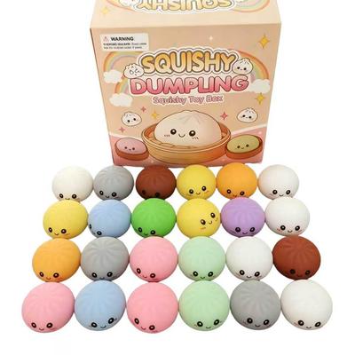 Reißverschluss Blind Box Cartoon Ausdrucksbrötchen - Dekompressionsspielzeug Xiaolongbao & Frittierter Teigstock