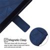 (Blue) Case for Samsung Galaxy A36 5g Credit Card Holder Flip Folio Book Protective Pu Leather Wallet Cover