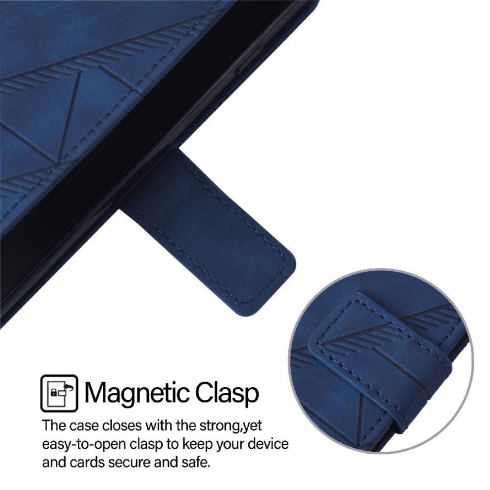 (Blue) Case for Samsung Galaxy A36 5g Credit Card Holder Flip Folio Book Protective Pu Leather Wallet Cover