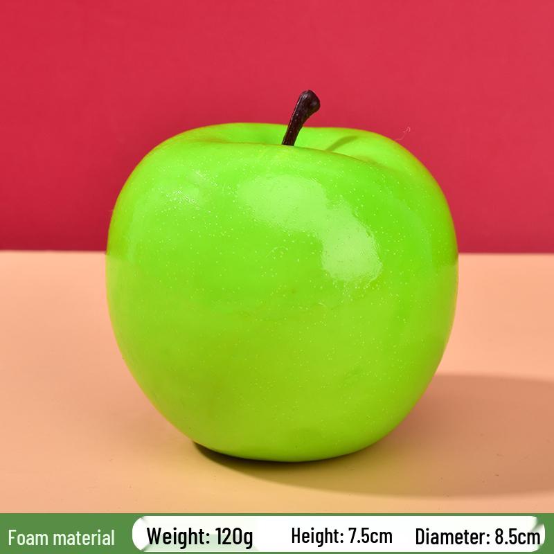 Red Delicious Artificial Apple Ornament for Decorations