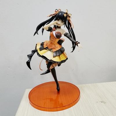 24CM Date a Live Novel Tokisaki Kurumi Nightmare Girl Figure PVC Anime Action Toy Game Collectible Model Adult Doll Gifts