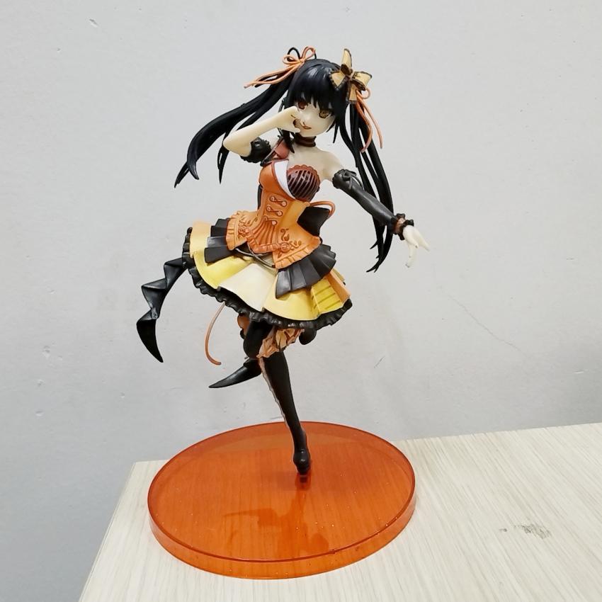 24CM Date a live Novel Tokisaki Kurumi Nightmare Girl figure PVC Anime Action Toy Game Collectible Model Adult Doll Gifts