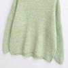 2024 Winter Women's European & American Style Backless Bow Long Sleeve Knitted Sweater