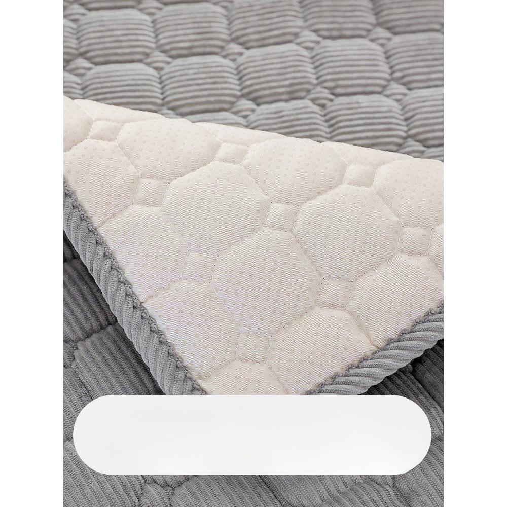 Sofakissen Plüsch Einfaches rutschfestes Kissen Vier Jahreszeiten Universal Winter Ledersofabezug Handtuch Rückenlehnenbezug Tuch