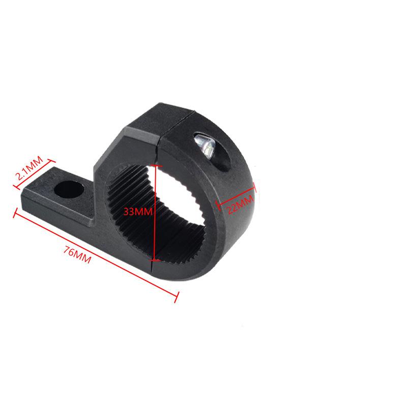 2 adet Motosiklet LED Işık Çubuğu Kelepçeleri Braketleri Boru Kelepçesi Montaj Kiti Motosiklet Sis Lambası Montajı Motosiklet Aksesuarları Siyah
