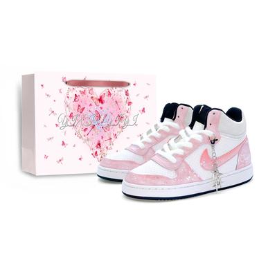 Court Borough Mid Yi Dian Kreativ Blush Rosa Rutschfest Dämpfung Abriebfest Atmungsaktiv Mittelhoch 839977-103(Team1962-)