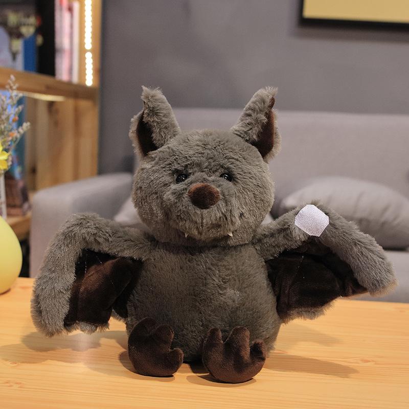 24CM Cartoon Bat Plush Toy Dark Elf Cute Sleep Storytelling Stuffed Doll Gift for Children