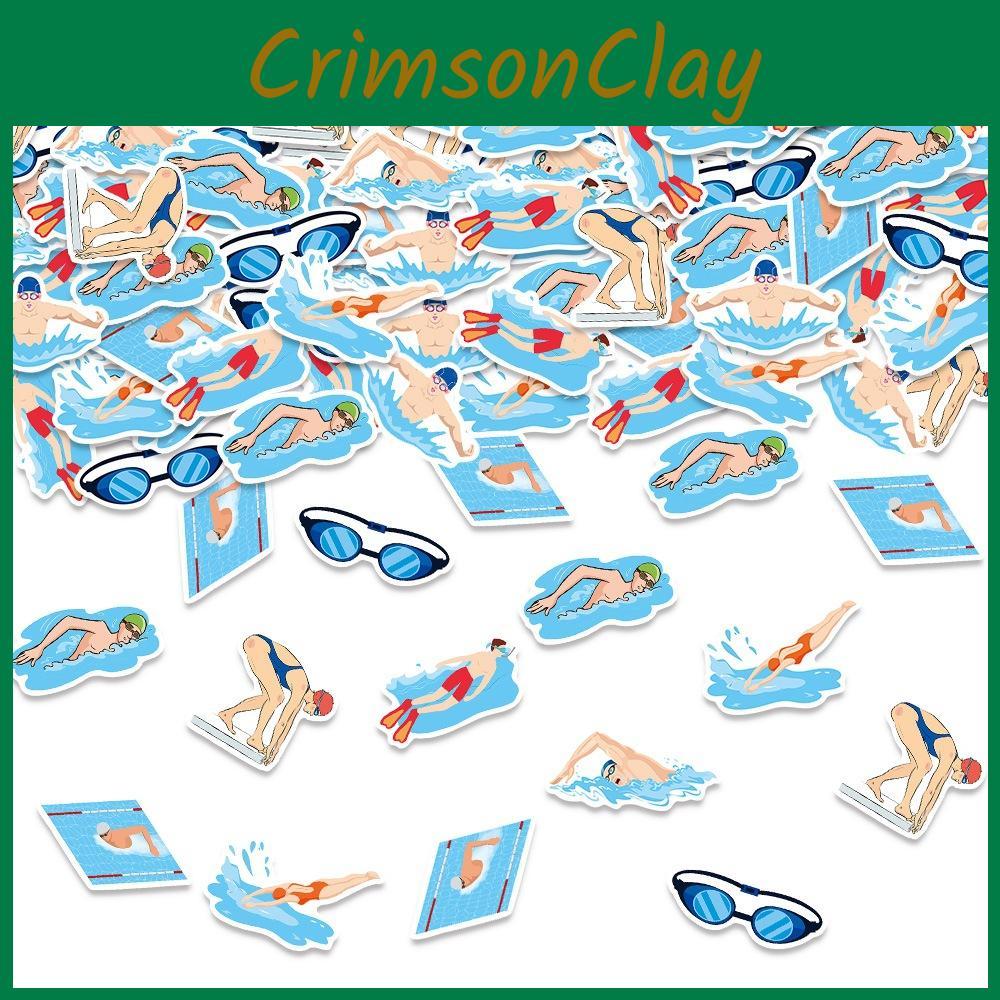 Theme Summer Swimming Confetti Birthday Desktop Party Decoration Props Throwing
