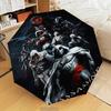 1PC Assassin Automatic Folding Umbrella 8-Rib Travel Umbrella with Auto Portable Case, Ideal Gift for Birthdays