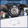 INFINAUTO Hub Centric Rings, 100mm OD X 78.1mm ID, Aluminum Alloy, Silver Tone, Car Wheel Hub Rings, 4 Pieces