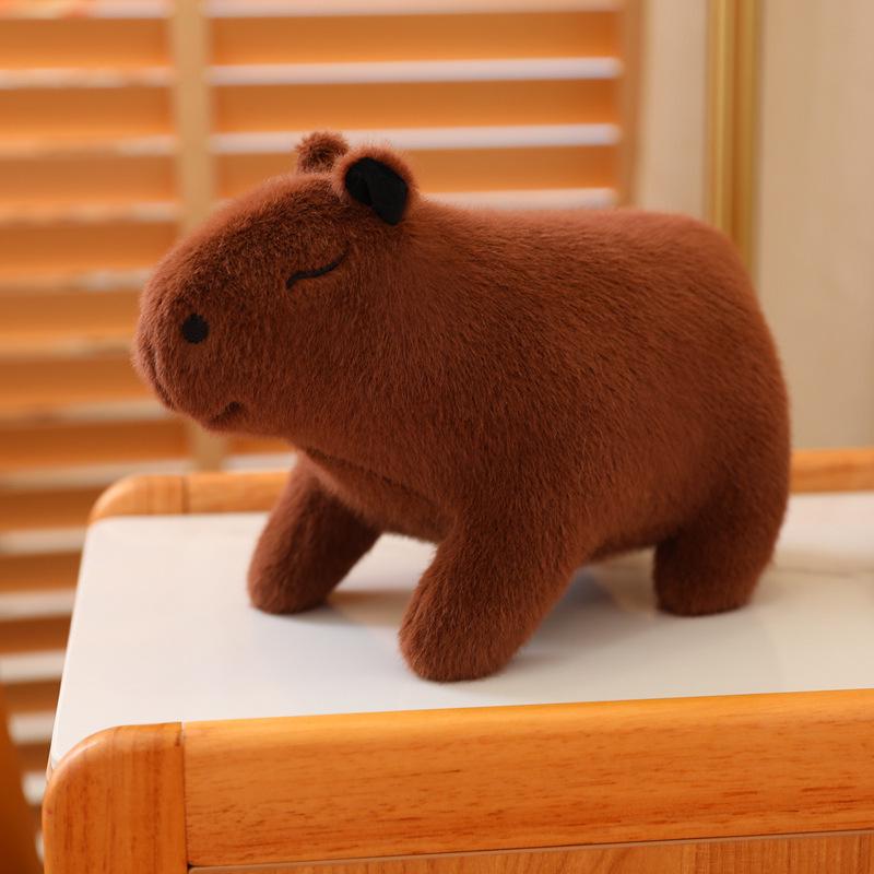 Cute Capybara Plush Toy - Kawaii Stuffed Animal Doll