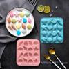 Molde de Silicone 16 Cavidades Concha Estrela do Mar Molde de Silicone Oceano DIY Pudim Grade de Gelo Doce Chocolate Bolo Forma de Assar