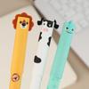 8 ks kreslených zvířecích gumovacích gelových per 0,5 mm barevné kuličková pera hladké psaní pro kancelářské školní psací potřeby