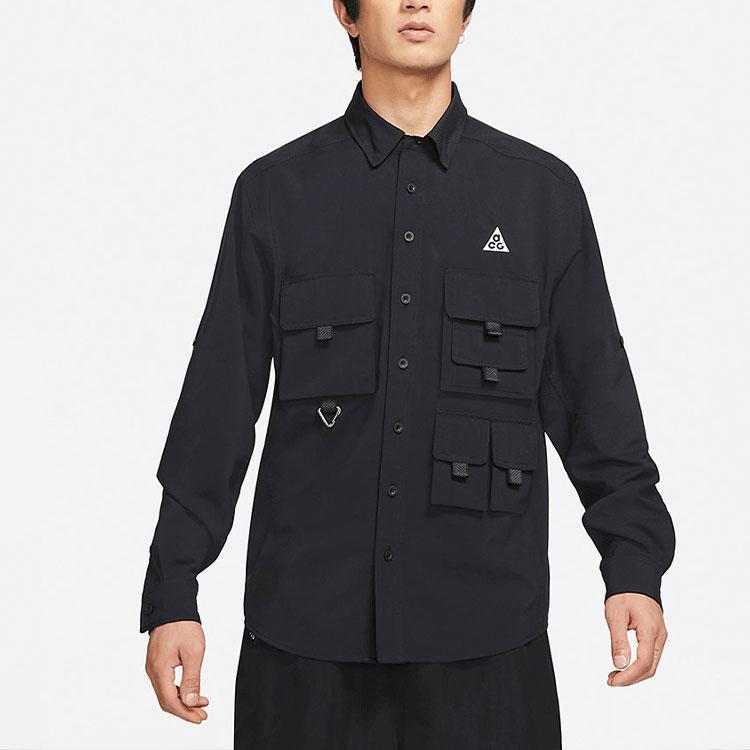 Nike ACG Einreiher Wasserdichte Jacke Herren Oberbekleidung Schwarz DB1014-010