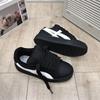 Retro Black Bread Shoes Women's Tide Spring and Summer New Student Versatile Casual Couple Board Shoes Women