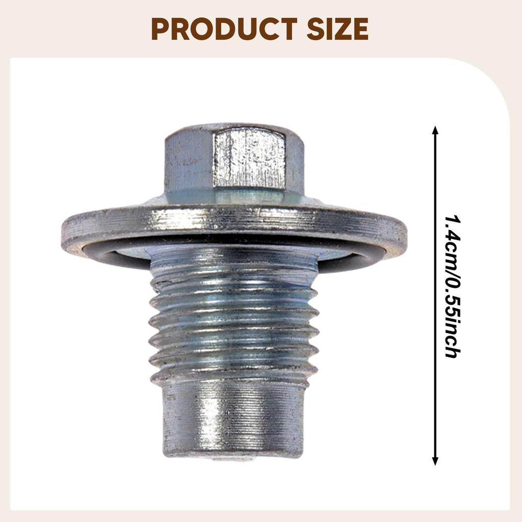 Durable Metal Oil Pan Drain Plug Spare Automotive Accessory M14x1.5mm for Chevy Cruze Trax Volt Repair