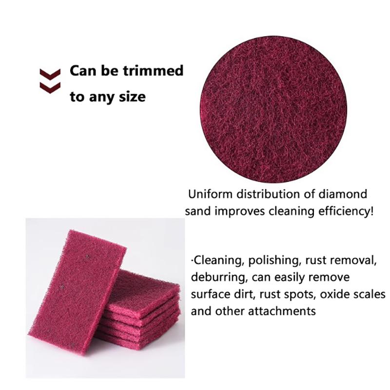 1M/Roll Carborundum Eraser Rust Remover Brush Dish Pot Cleaning Emery Descaling Clean Rub Pots Kitchen Tools Gadgets Accessories