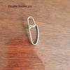 100pcs Fishing Snaps Fishing Connector Stainless Steel Pin  Bait Pin