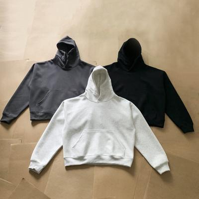 EastRogue American Casual Style Hoodie Pullover Sweatshirt, Losvallend, Effen kleur, Veelzijdig, voor Heren en Dames