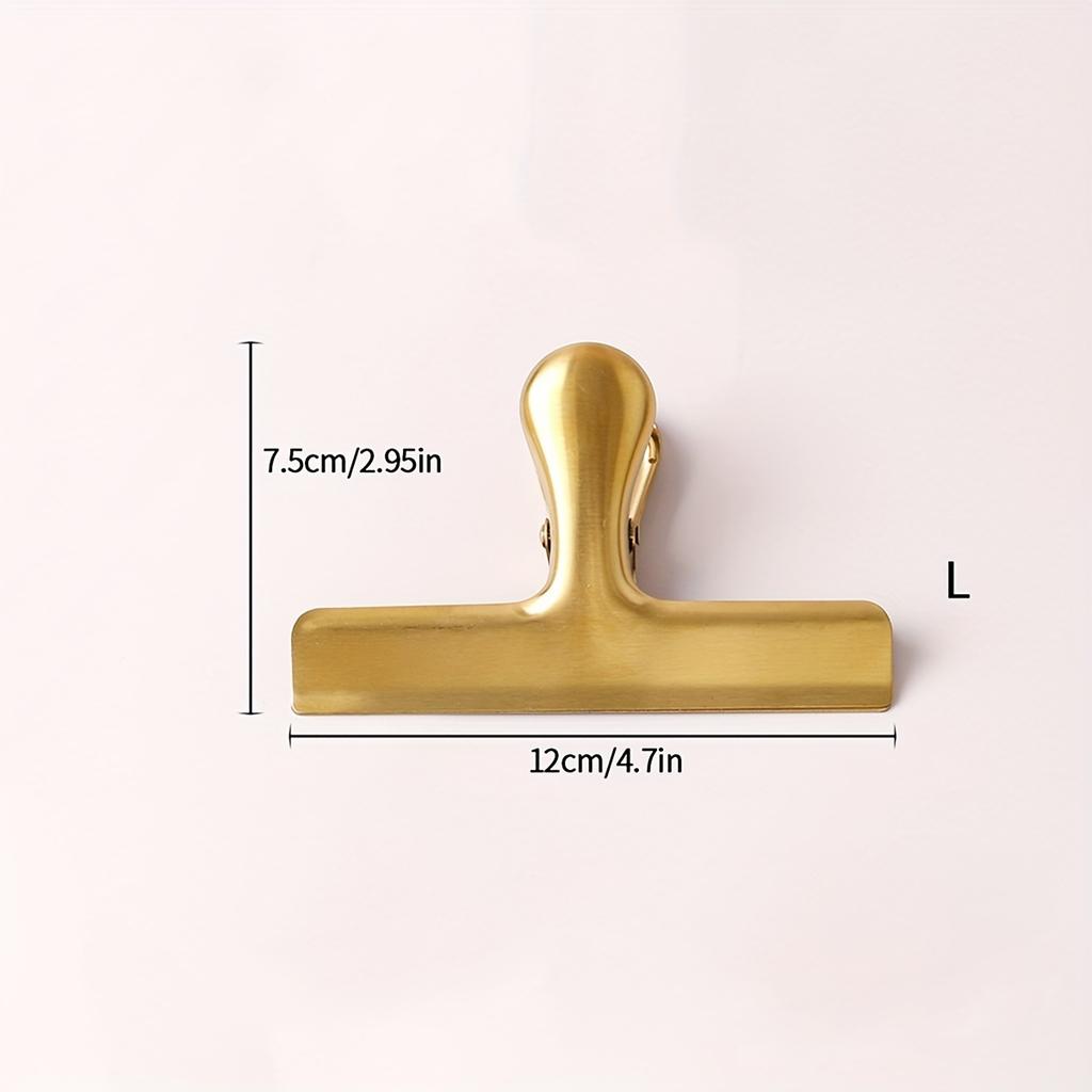 1pc/3pcs Snack Bag Clips, Stainless Steel Food Bag Sealing Clips, Long Tail Document and File Organizer Clips for Snacks