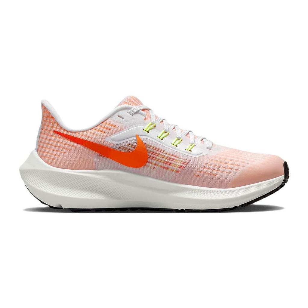 Nike Air Zoom Pegasus 39 GS White Total Orange Kids Sneakers Bright-Crimson Black DM4015-102