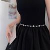 Womens Summer Pearl Waist Chain With Heart Design And Water Drilled Accents For Casual Dress Casual Wear