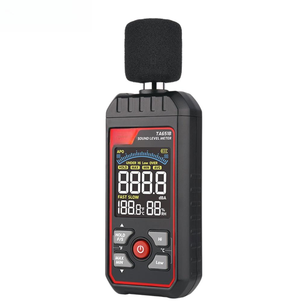 Handheld SPL-Messgerät Digitales Lärmmessgerät Für Fabrik-Lärmüberwachung Automatische Abschaltung Schallpegelmesser Lärmmessgerät