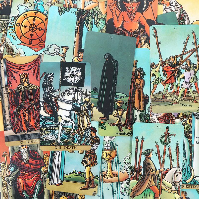 Radiant Wise Spirit Tarot Cards English Board Game Divination Predicts Games