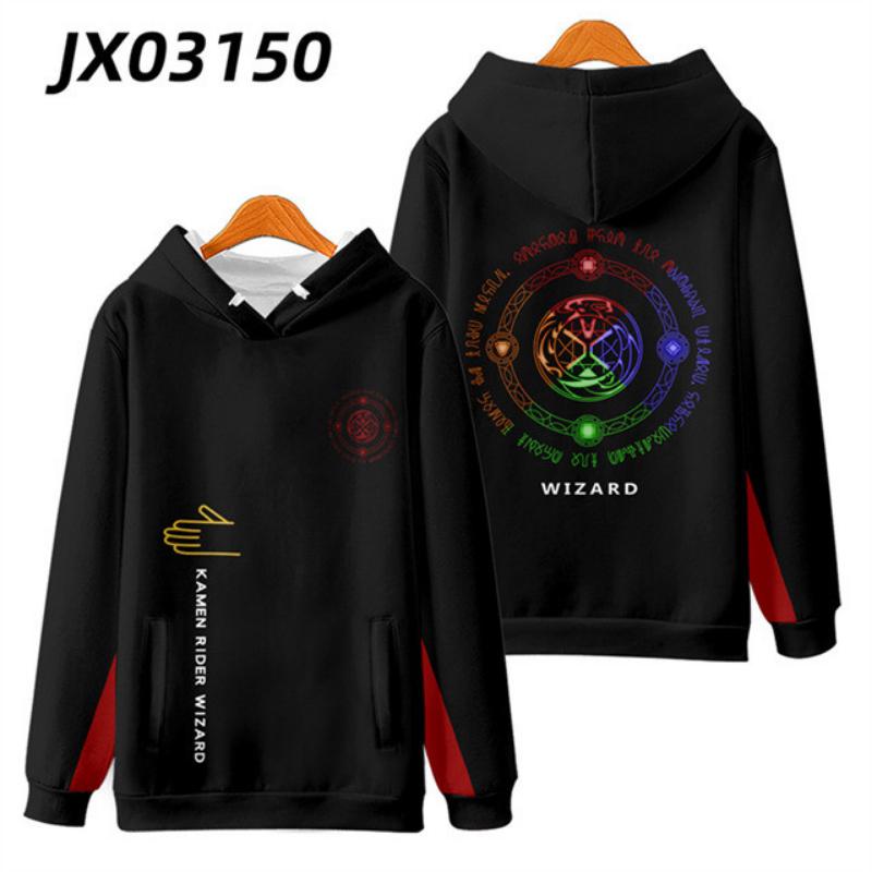 2025 Neuer Kamen Rider 3D-Druck Herren/Damen Herbst Winter Anime Hoodies Sweatshirt Langarm Hoodie Harajuku Cartoon Oberteile