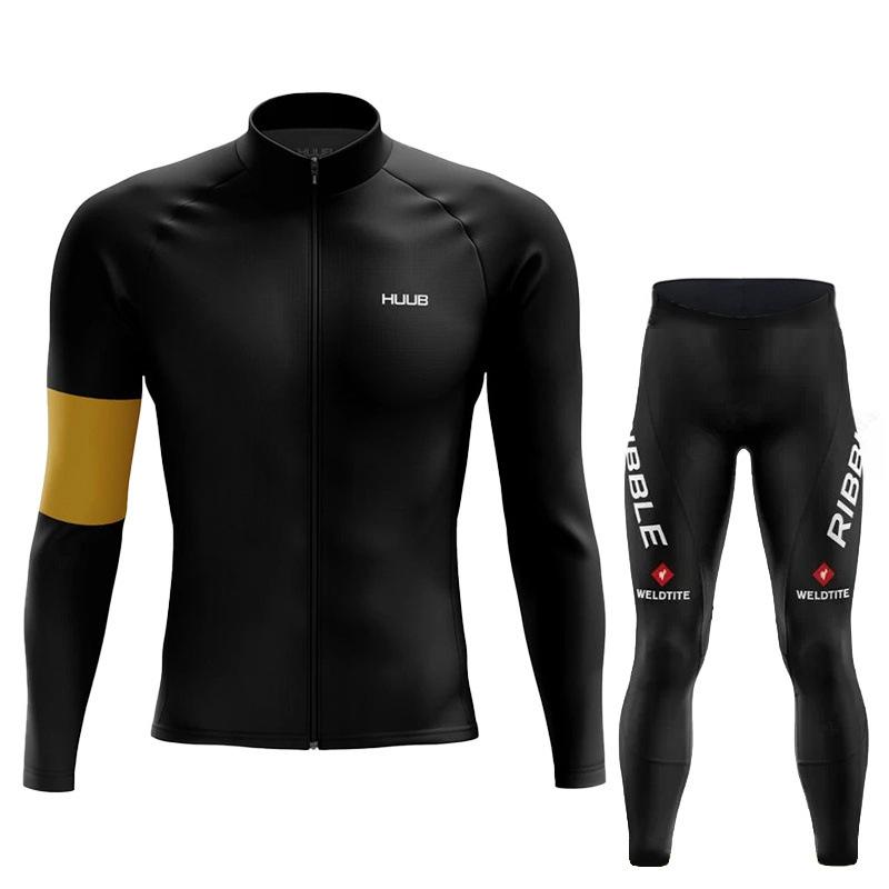 Long Sleeve Skinny Quick Drying Milk Silk Men's Road Bike Suit Mountain Bike Breathable Quick Drying 2026 Autumn Breathable Cycling Suit Suit