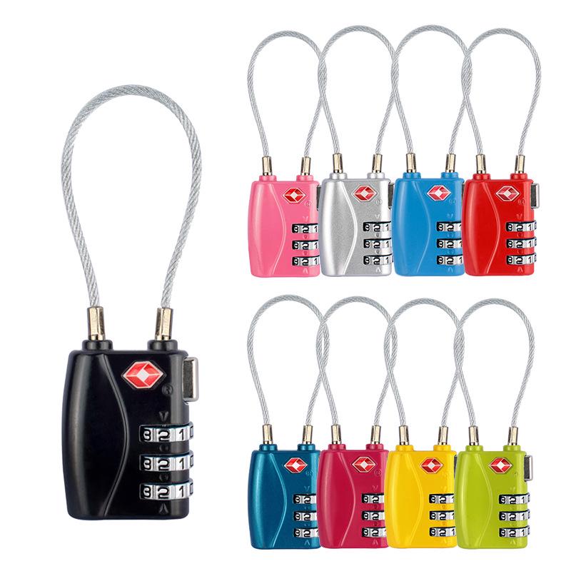 Jashijie TSA 719 Lucchetto Mini Valigia con Logo, Lucchetto a Combinazione Doganale
