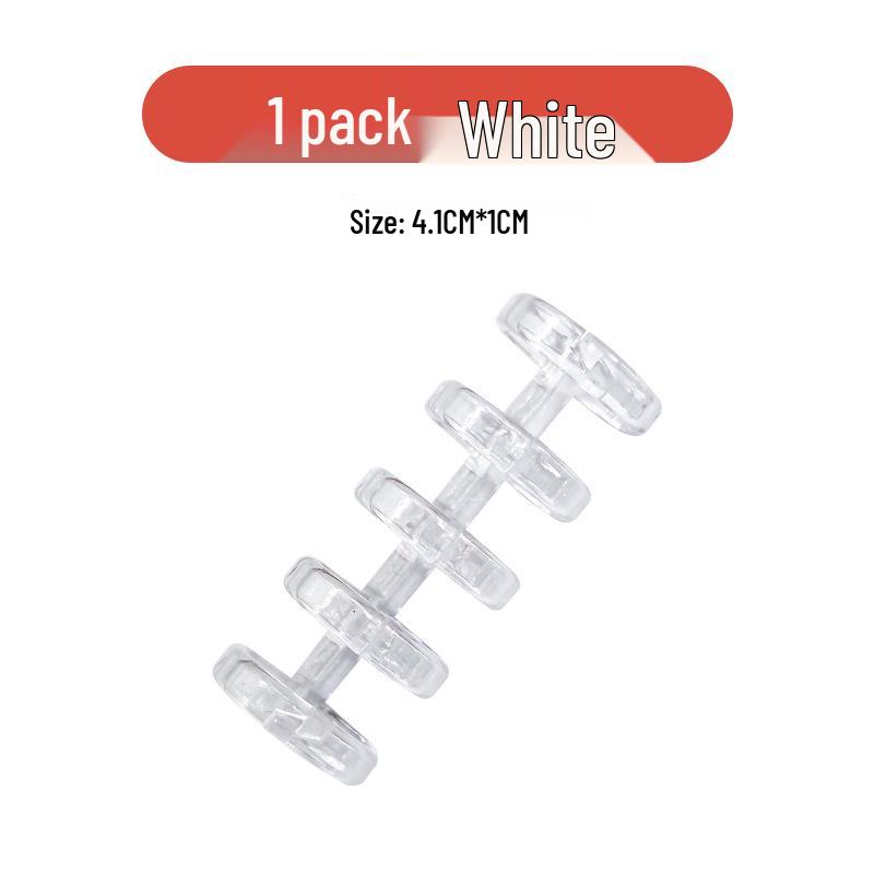Large Transparent 5-Hole Binder Rings for DIY Loose Leaf Binding