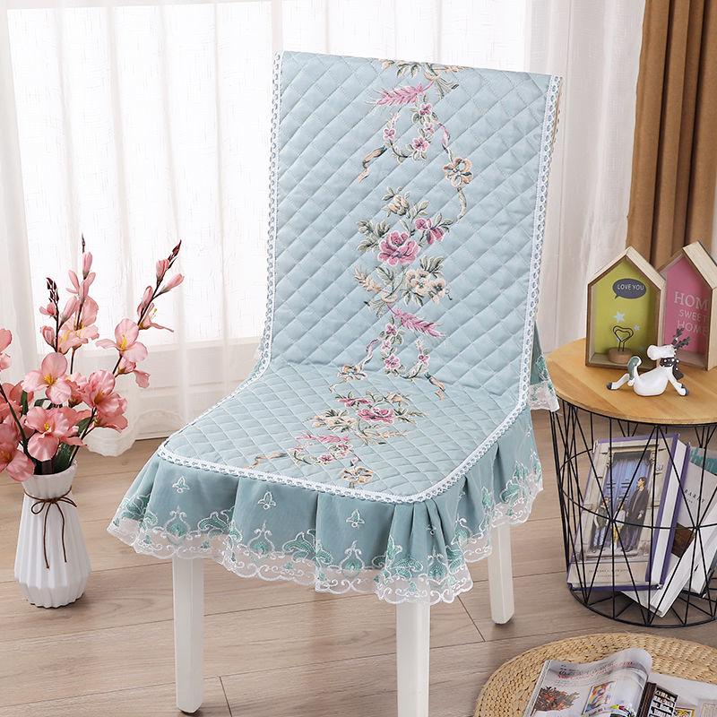 One-piece Dining Table and Chair Cover Dining Chair Cushion Chair Cover Set Household Chair Cushion Rectangular Round Coffee